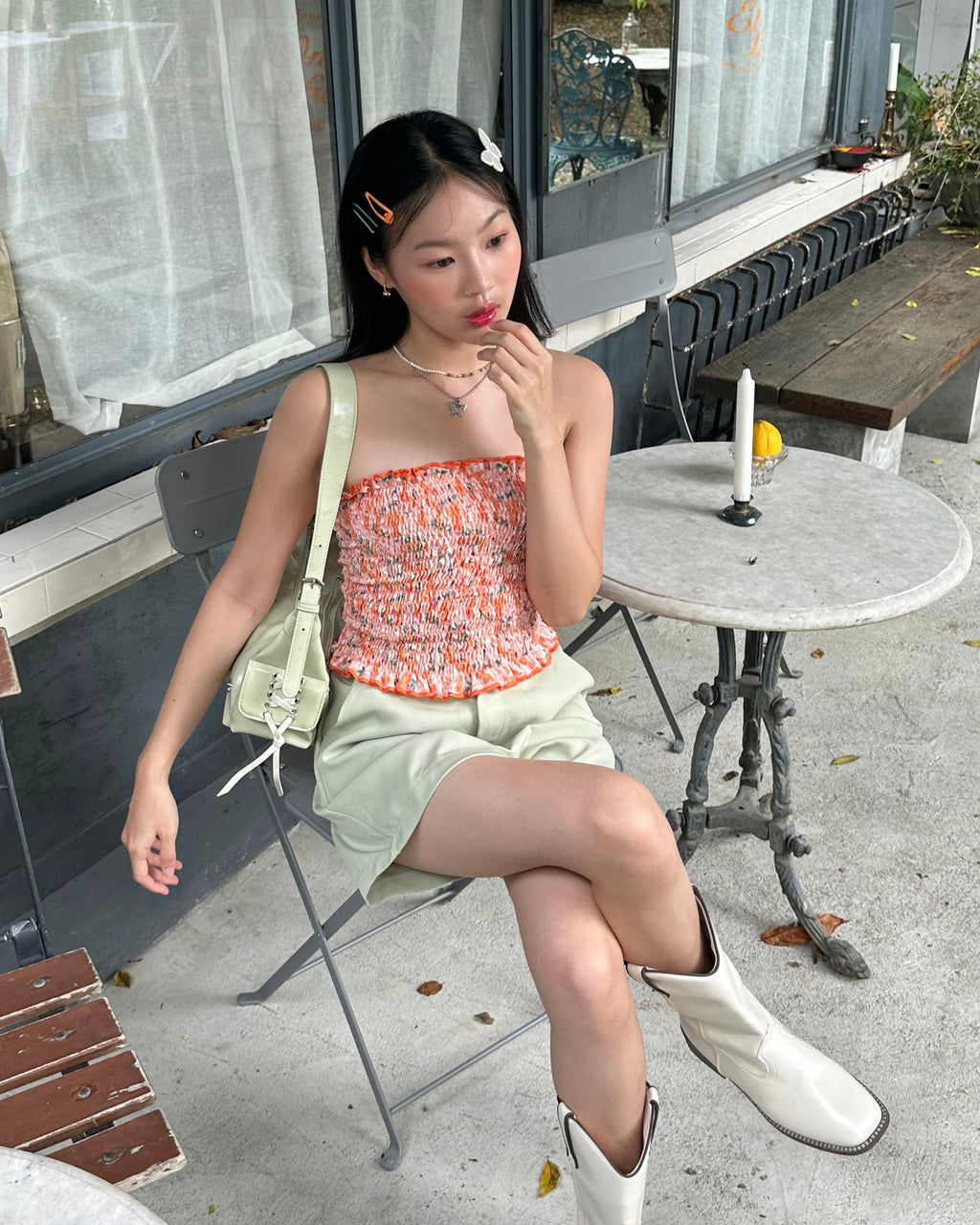 RUFFLE TOP (THURSDAY)