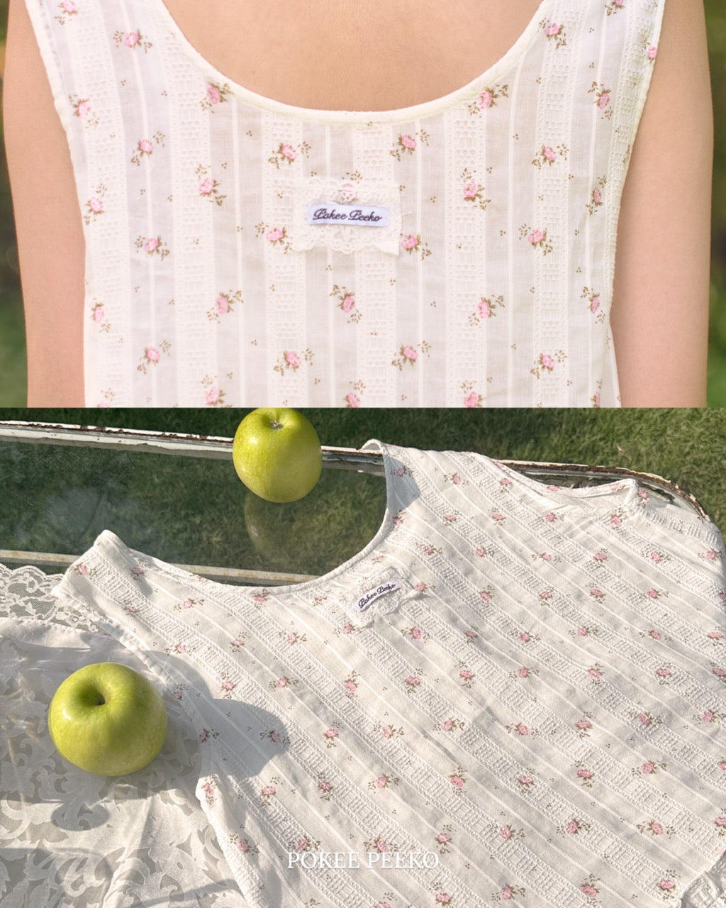 PENNE DRESS (WHITE PINK)