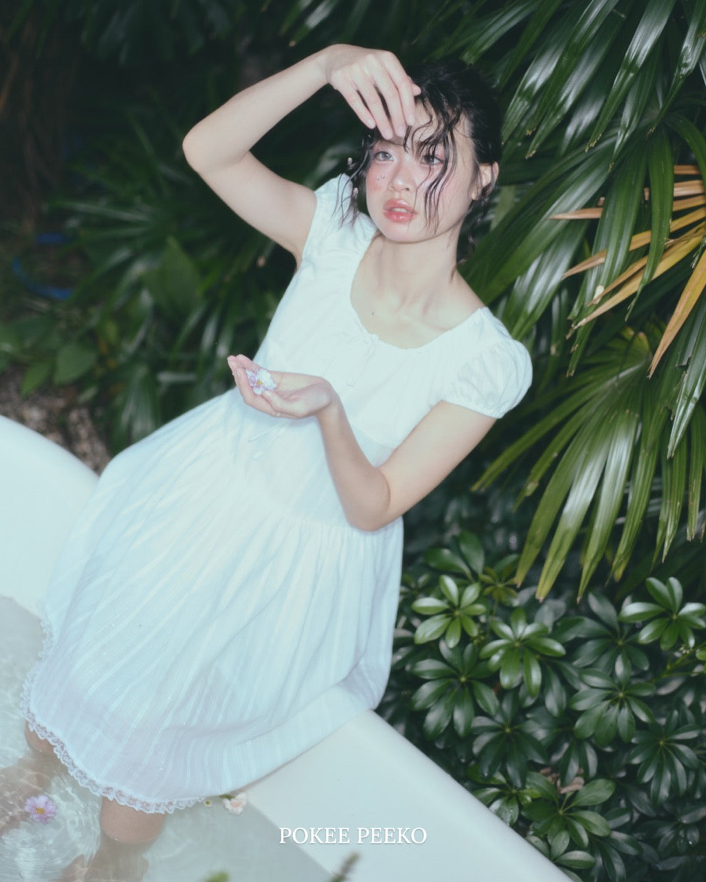 RAVIOLI DRESS (WHITE)