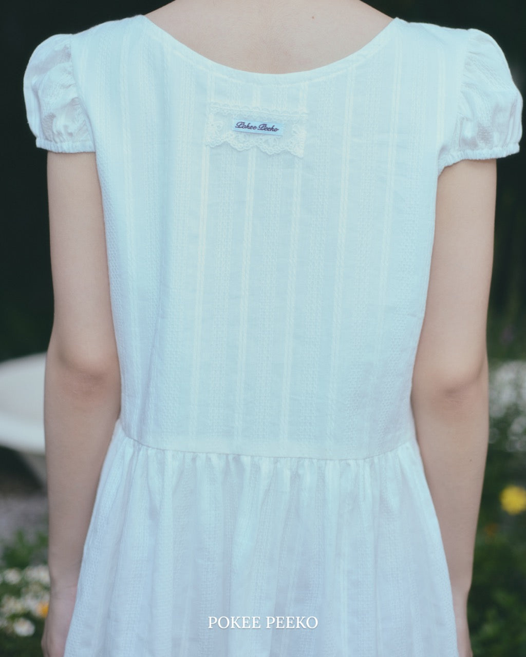 RAVIOLI DRESS (WHITE)