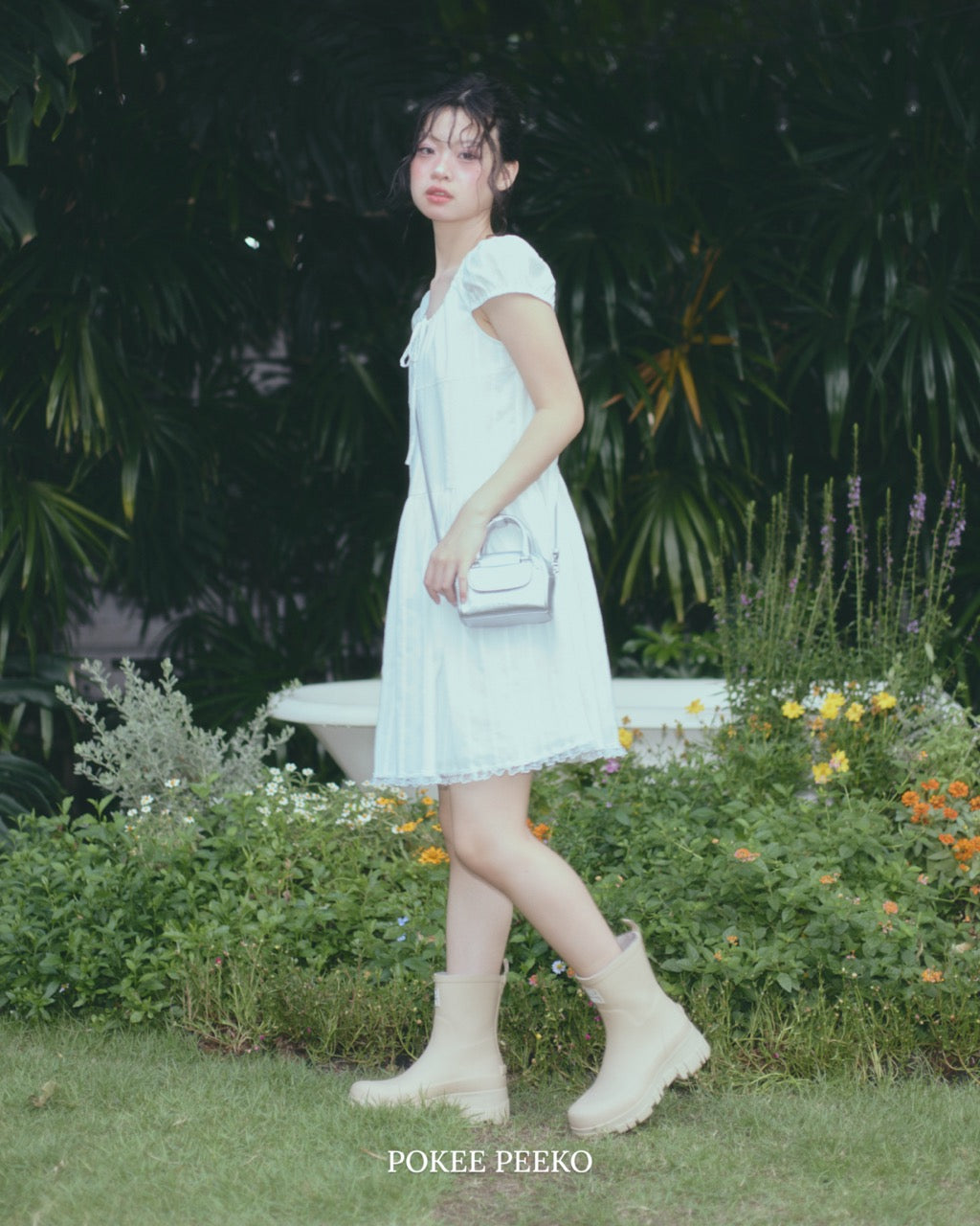 RAVIOLI DRESS (WHITE)