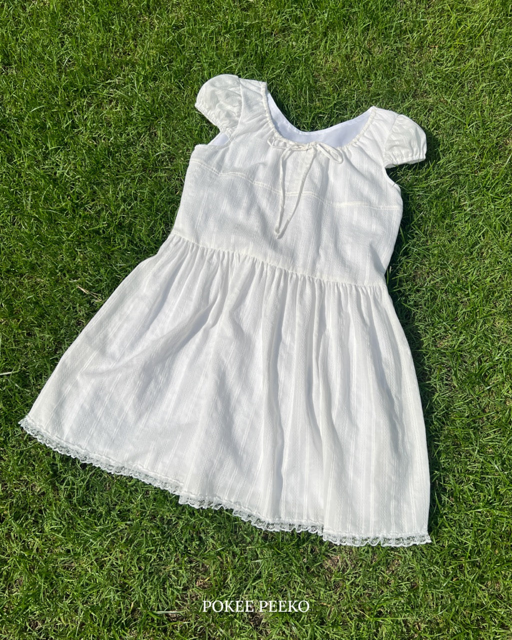 RAVIOLI DRESS (WHITE)