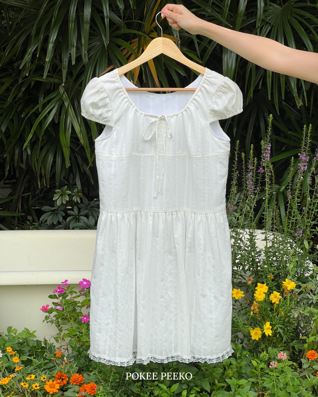 RAVIOLI DRESS (WHITE)
