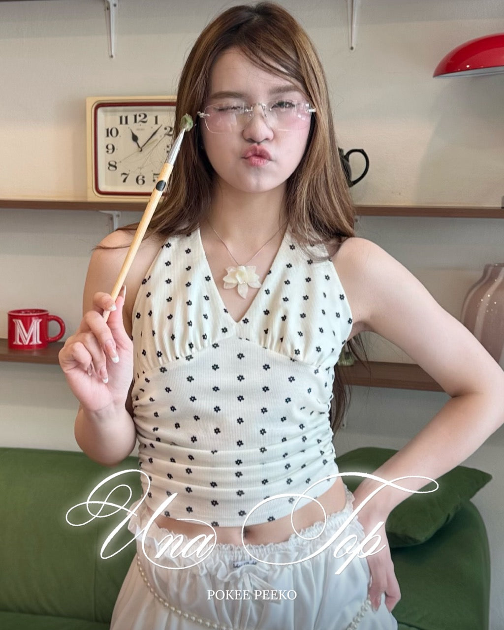 UNA TOP (VANILLA DOT)