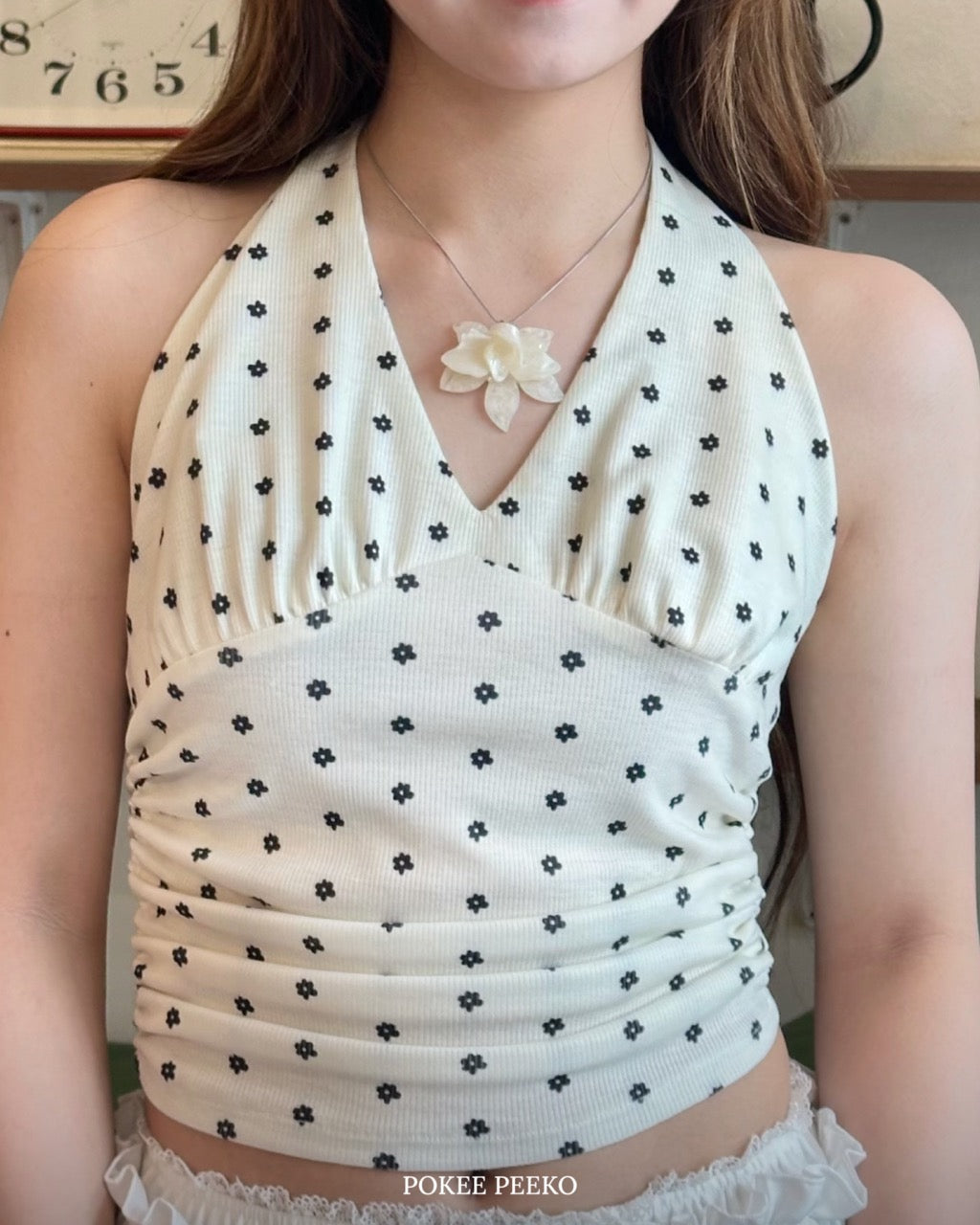 UNA TOP (VANILLA DOT)