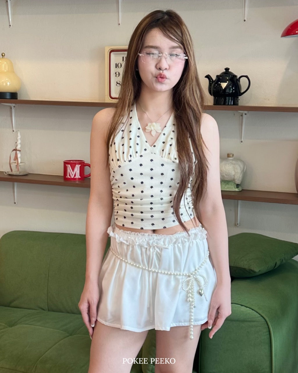 UNA TOP (VANILLA DOT)