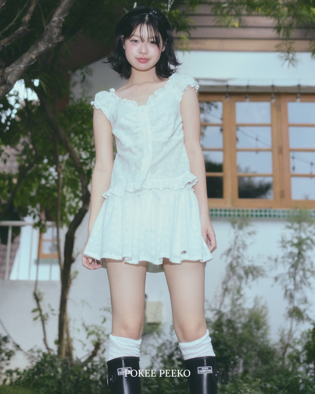 WYNN SKOT (WHITE EYELET)