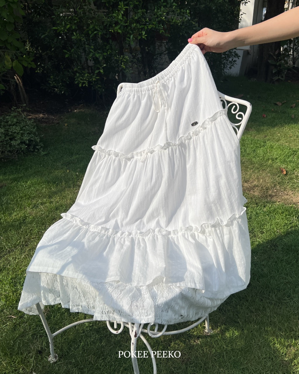 HARU SKIRT (WHITE)