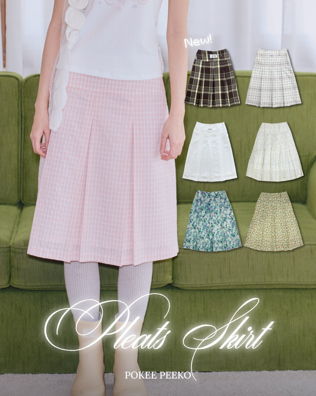 PLEATS SKIRT